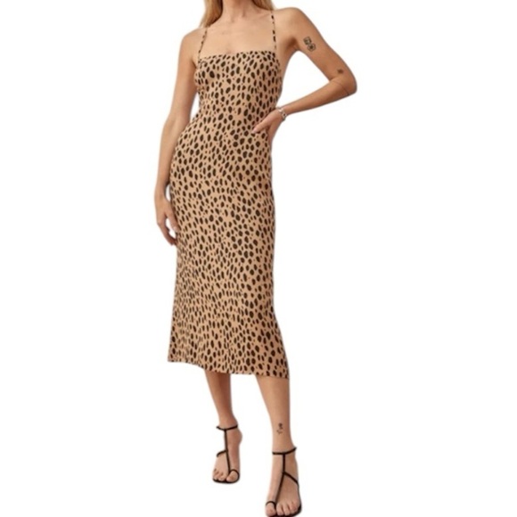 Reformation Dresses & Skirts - Reformation | Women’s Dover Dress in Bobcat Size 8 NWT